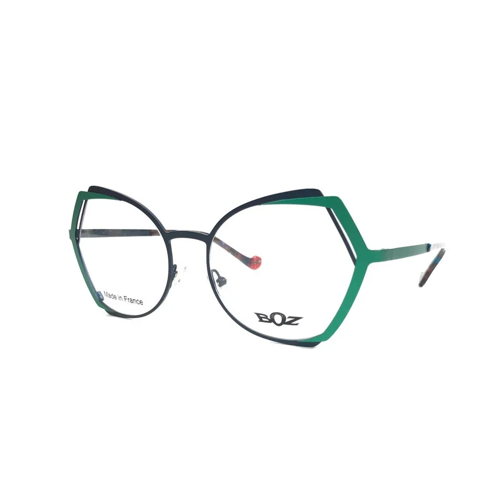 BOZ by J.F. Rey Eyeglasses Frames ORKA 2542 Matte Navy Blue Green 54-18-140